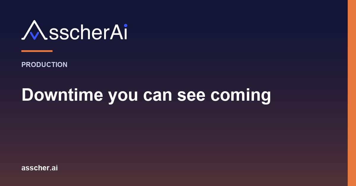Cutting unplanned downtime with generative AI in production