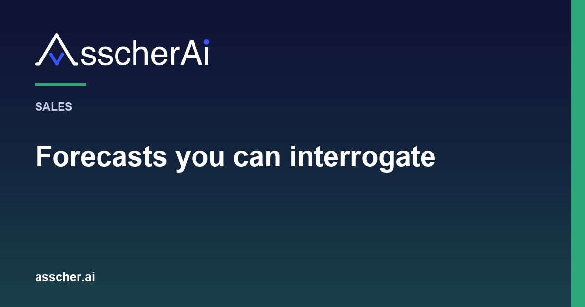 Demand forecasting with generative AI for sales teams